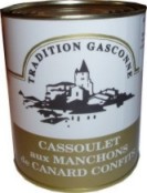 Cassoulet with duck confits - in tin