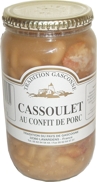 Cassoulet with pork confits - in glass jar