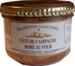 Pork pâté golden backed - in glass jar