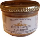Pork pâté with shallots - in glass jar