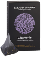 Cérémonie Tea, EARL GREY LAVENDER, 20 Pyramid Sachets, 50g