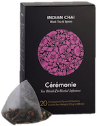 Crmonie Tea, INDIA CHAI, 20 Pyramid Sachets, 50g