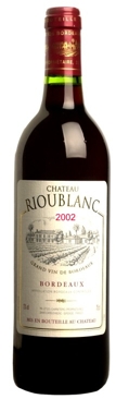 CHATEAU RIOUBLANC - Red - Grand Vin Bordeaux 2002, 750ml