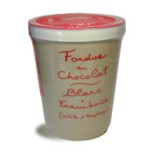 WHITE Chocolate Fondue - large pot 200g